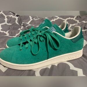 Green and white Adidas Stan Smith Sz 8 1/2M BRAND NEW W TAGS NO BOX